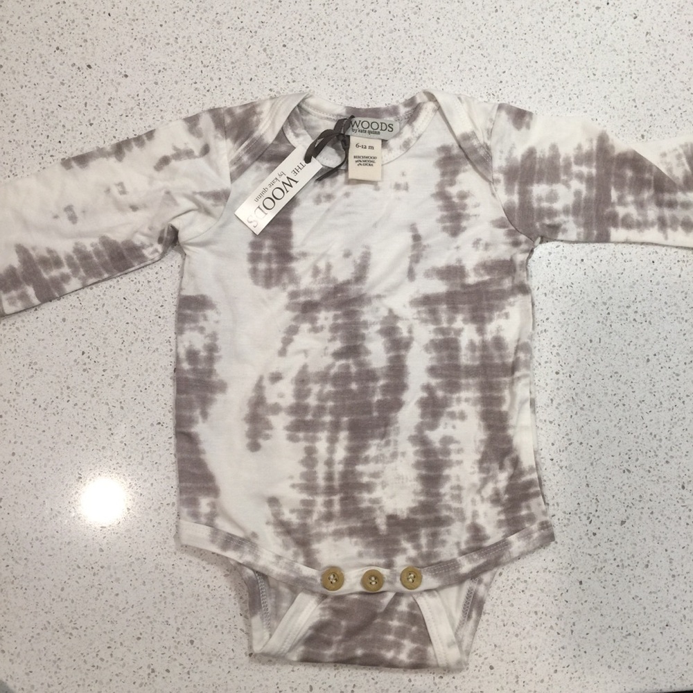 NWT Kate Quinn long-sleeved soft onesie / bodysuit